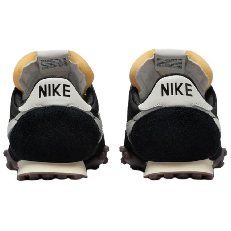 Nike Кроссовки мужские Waffle Racer Черный Кокосовое молоко Резина Резина-Темно-коричневый Парус IM8658-001