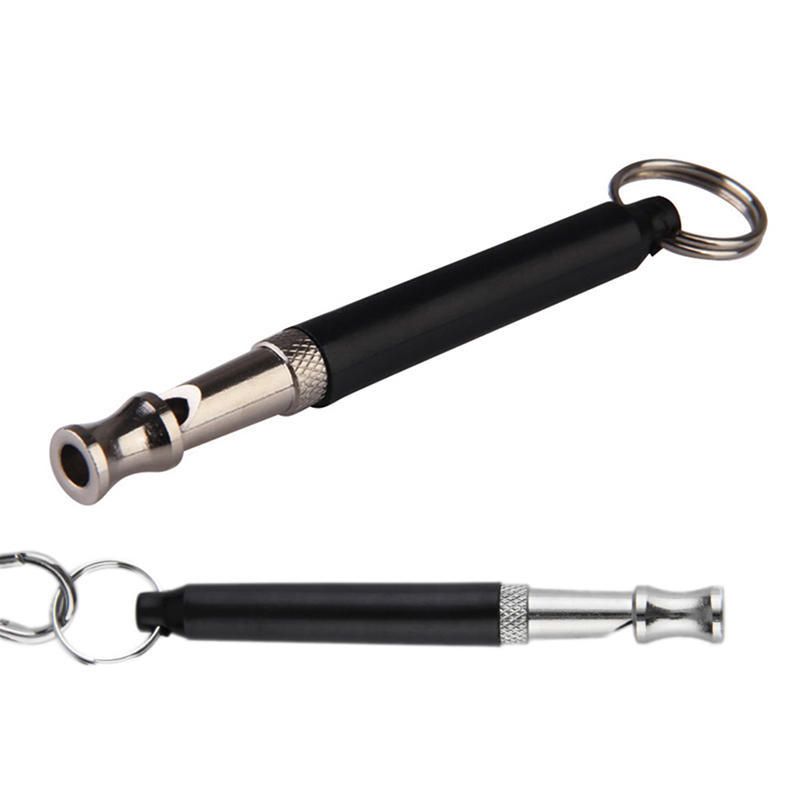 Собачий свисток для остановки лая, бесшумный ультразвуковой отпугиватель звука, поезд с ремешком