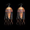 Stainless Steel Jellyfish-shape Earrings Jewelry Ear Stud New Tassel Personalised Earrings  Ear
