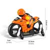 2.4G Remote Control RC Flying Motorcycle Night LED Lights Land Air Dual-Use Toy  Land Air Play