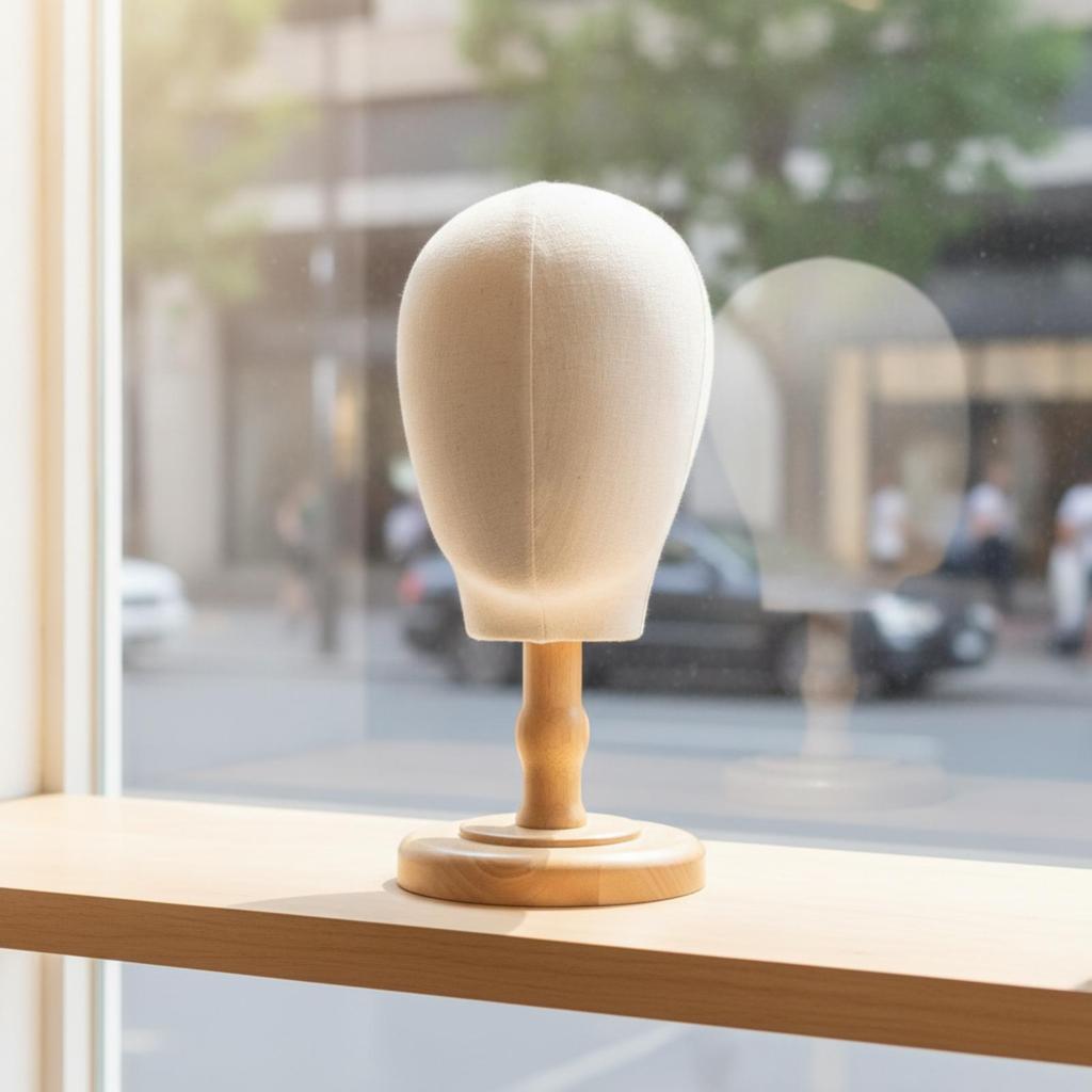 Mannequin Head with Stand Sturdy Hat Display Long-Lasting for Milliners