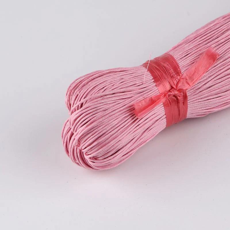 Текстура колотого льда Разноцветные ПУ ремешки Круглый шнур из искусственной кожи Плетеная веревка для рукоделия Изготовление ожерелий и браслетов 45 м 2 мм