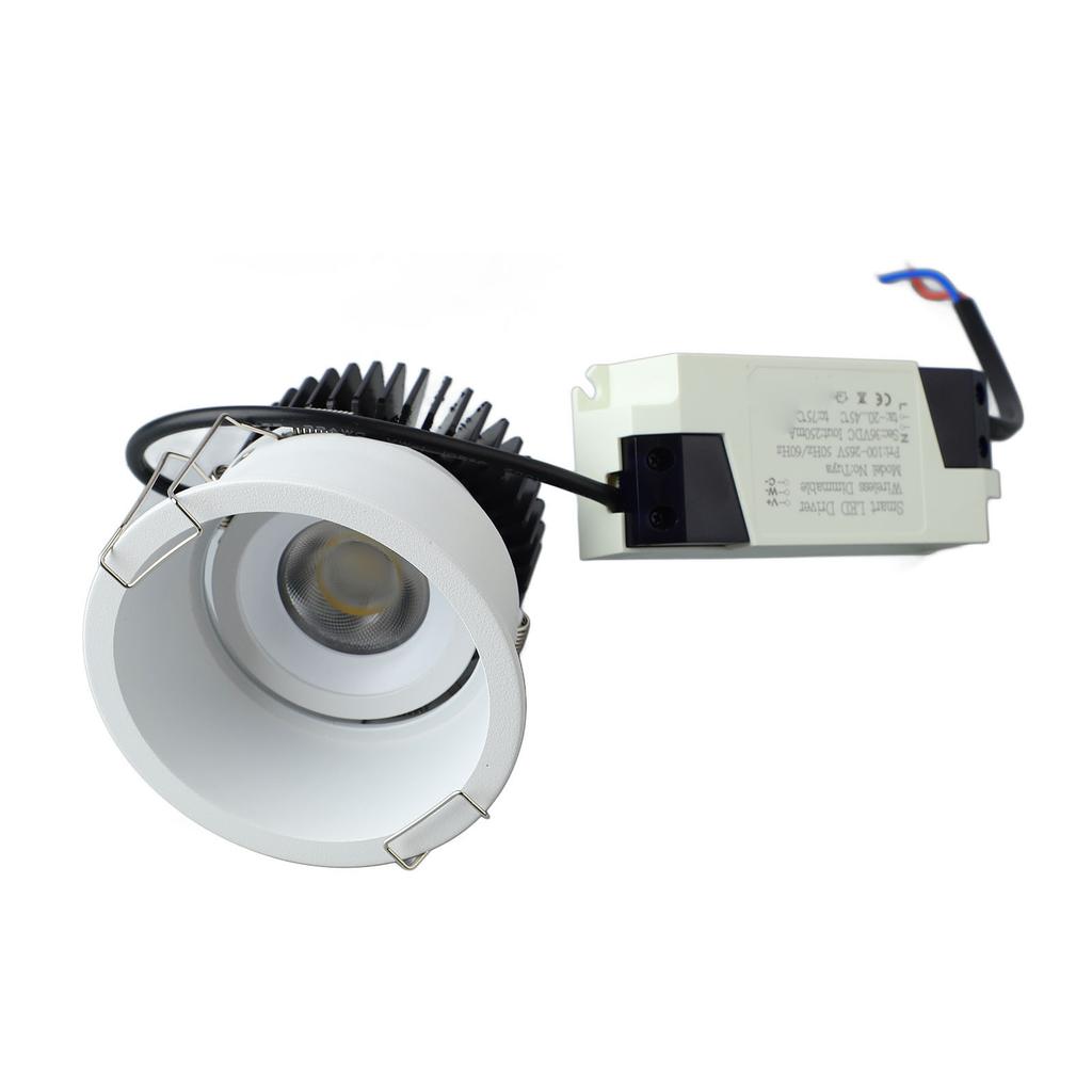 10W Recessed LED for Light Absorption 30 degrees 100 to 265V Embedded Downlight for Living Room Hotel