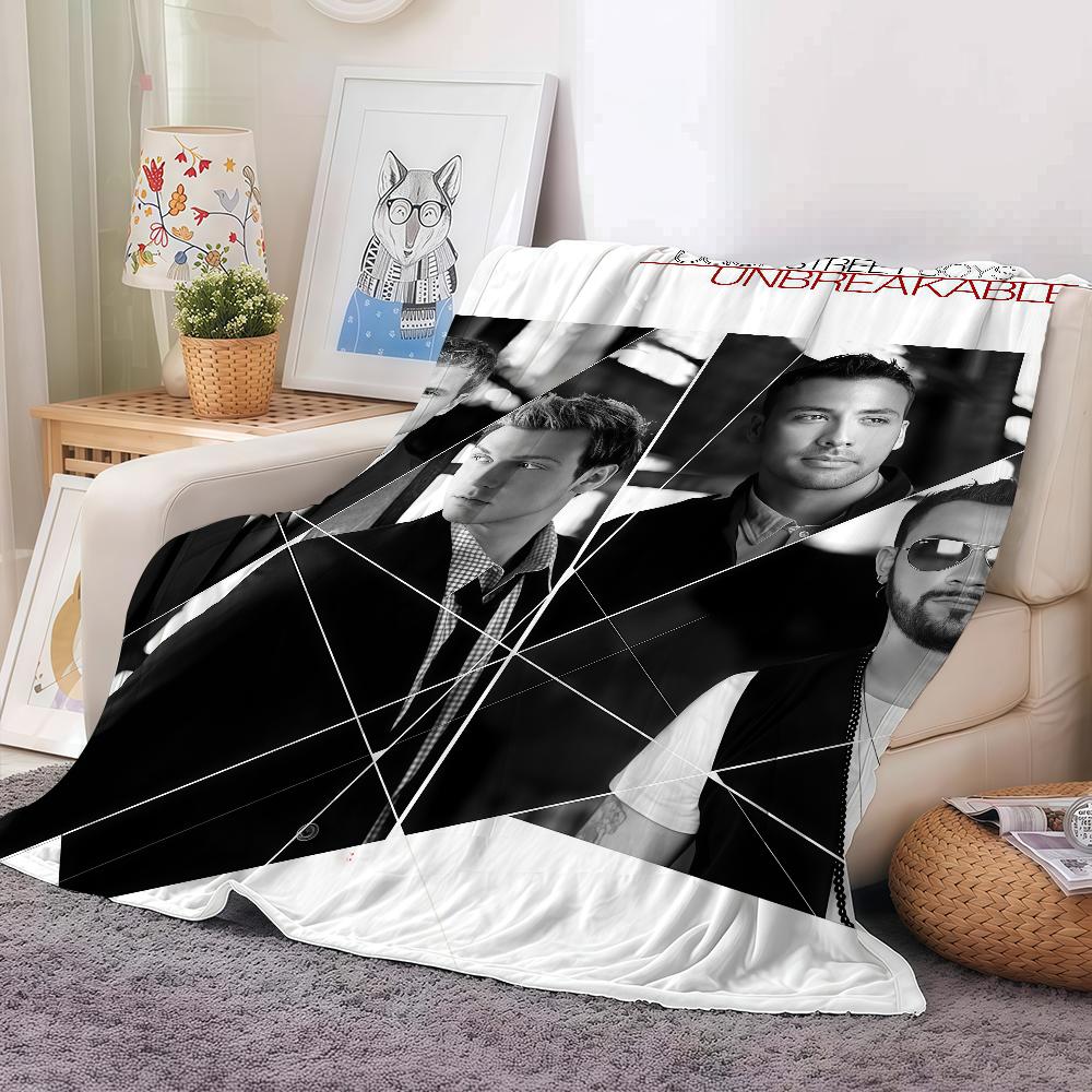 Band B-Backstreet B-Boys Blanket Warm And Soft Suitable For Bedroom Living Room Sofa Bed Office Travel Camping