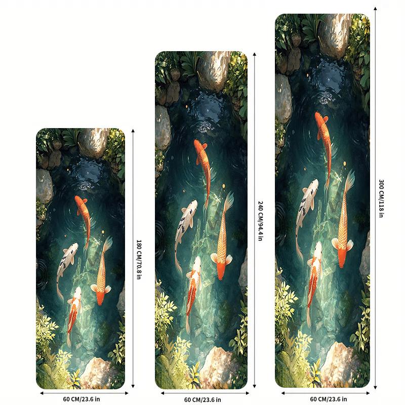 1 шт. анти-усталостные кухонные коврики, водонепроницаемый нескользящий толстый мягкий кухонный коврик с принтом водной жизни, прочный комфортный стоячий коврик для кухни