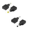 USB-адаптер постоянного тока USB-гнездо на 2,5/3,0/3,5/4,0/4,8/5,5 мм штекерный разъем адаптера зарядного преобразователя для ноутбука