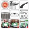 Tefal Индукционная кастрюля Emotion из нержавеющей стали (16см) Можно мыть в посудомоечной машине в духовке без PFOA Silver