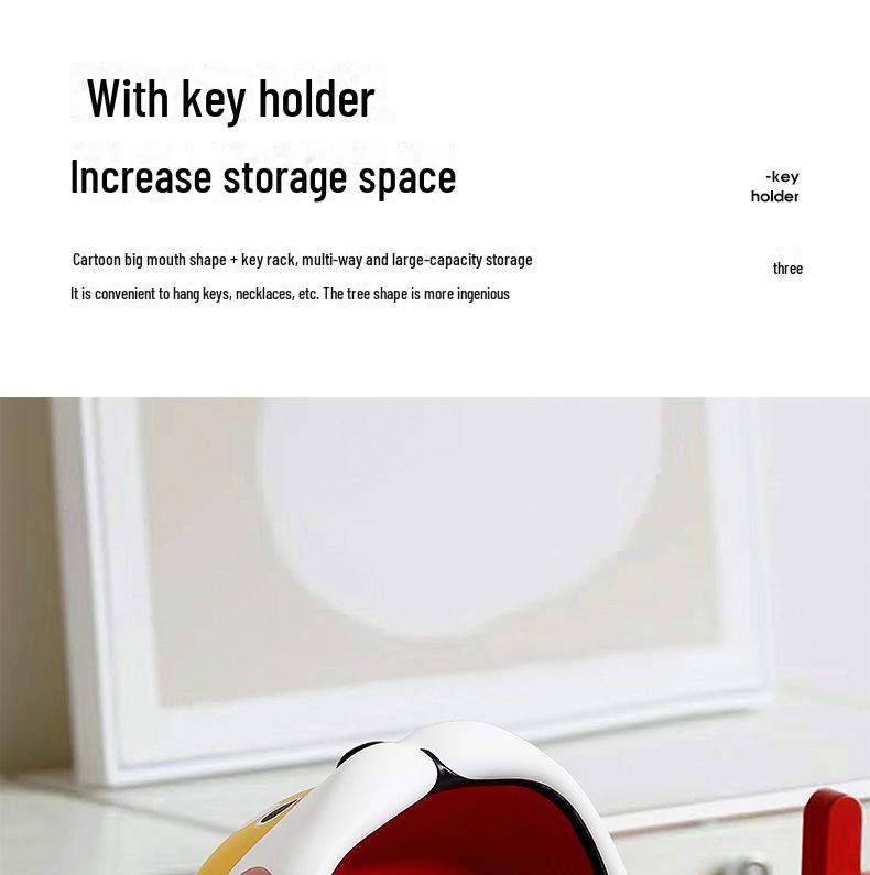 Украшение для рабочего стола «Мультяшный большой рот» — хранилище ключей и домашний декор, подарок на новоселье