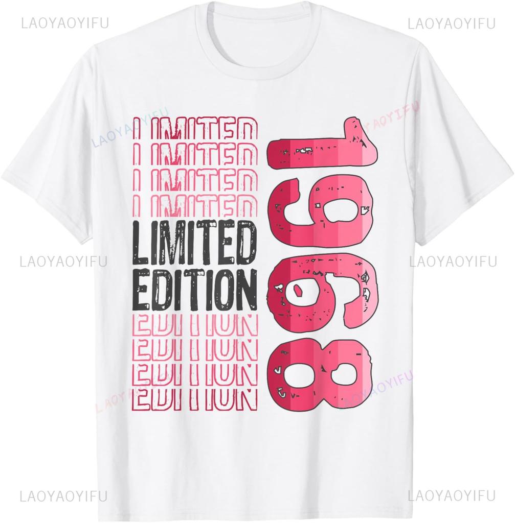 57th Birthday 57 Years Old Man Woman Vintage 1968 T-Shirt Funny Shirt Custom T-Shirt Unisex Summer Streetwear Tops Camisas