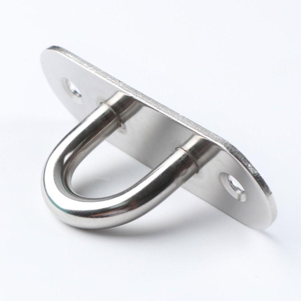 1Pcs Pad Eye Wall Hook Plate Deck Door Buckle Durable Ceiling Mount Hanger for Fan Lamp