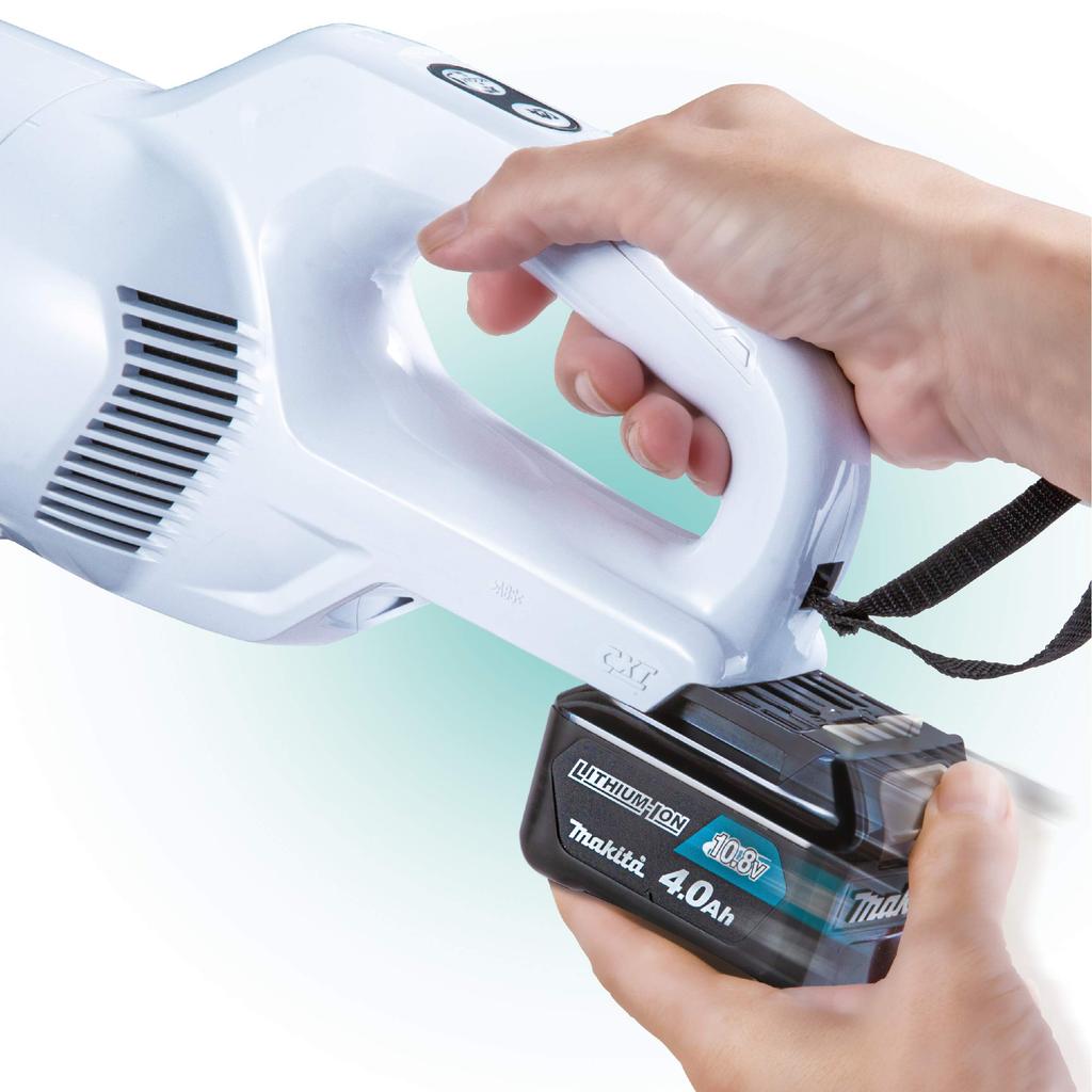 Аккумуляторный пылесос Makita с аккумулятором 4 Ач и зарядным устройством CL108FDSMW 10,8 В
