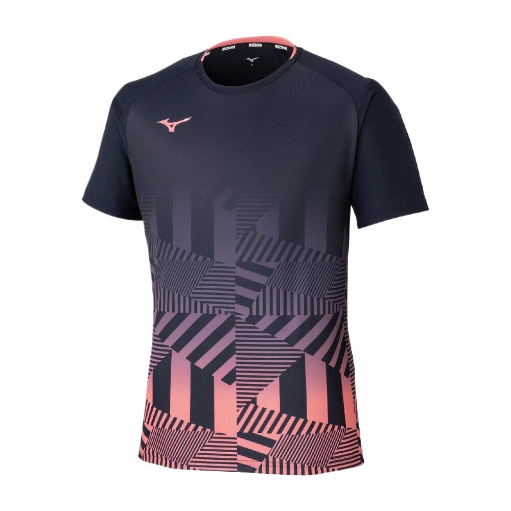 Mizuno Теннисные топы унисекс с круглым вырезом, средняя посадка 62JAD026