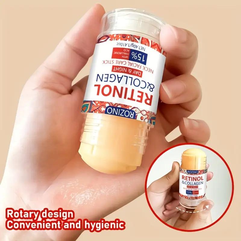 40 г Ретинол и коллаген Дневной и Ночной Карандаш для Ухода За Лицом и Шеей Глубоко Увлажняющий Укрепляющий Кожа и Борьба с Морщинами Для Ежедневного Ухода За Кожей Лица