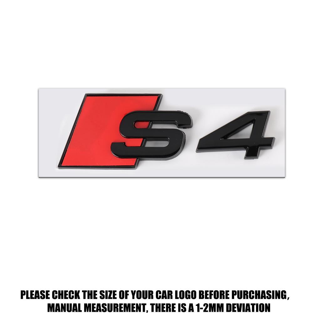 2026 Hot For Audi S3 S4 S5 S6 S7 S8 A4 B8 B6 B9 B7 C7 C6 C5 A3 8P 8V 8L A6 Car Body Rear Trunk ABS Badge Emblem Sticker Decor Accessories