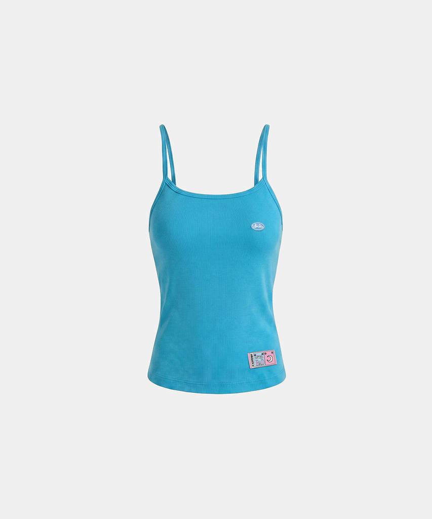 BADBLOOD Ambassador 26 Cotton Lip Camisole Tank - Blue