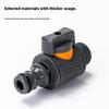 Instants Connects Disconnect 6 Point Threaded Hose Adapter ABS Plastic Materials With Flows Control Mechanism