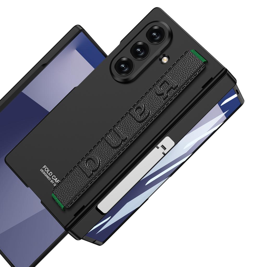 Подходит для чехла для мобильного телефона Samsung Z Fold7 Магнитная адсорбция Шарнир Центральный вал Оболочка Мембрана Боковой кронштейн Fold7 Защитный чехол с ремешком на запястье