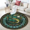 Adventure Nature Round Area Rug Under Office Chairs Bedroom Living Room Home Decor