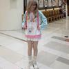 Y2k Harajuku Kawaii милая толстовка для женщин японская мода лоскутное толстовка с рисунком и принтом в консервативном стиле женская новинка