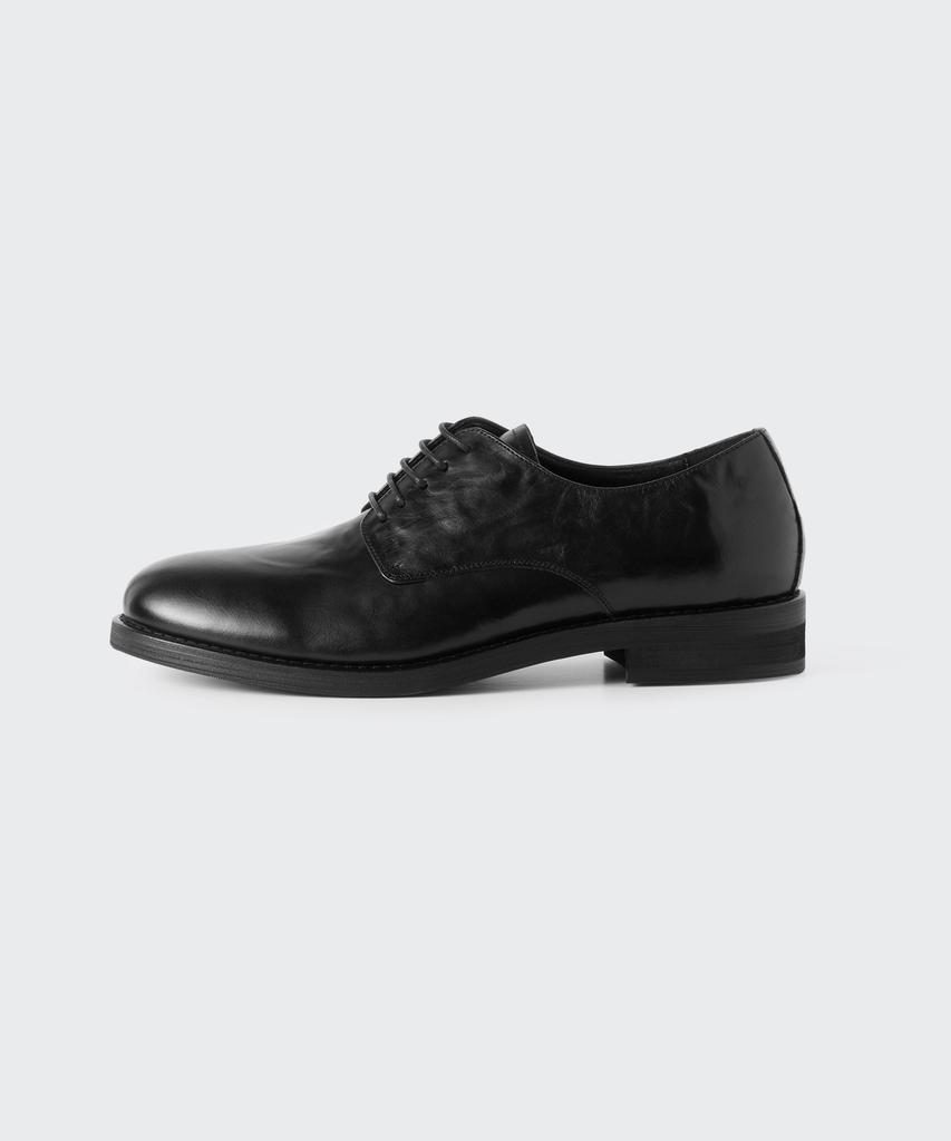 Musinsa Standard Vintage Derby Shoes [Black]