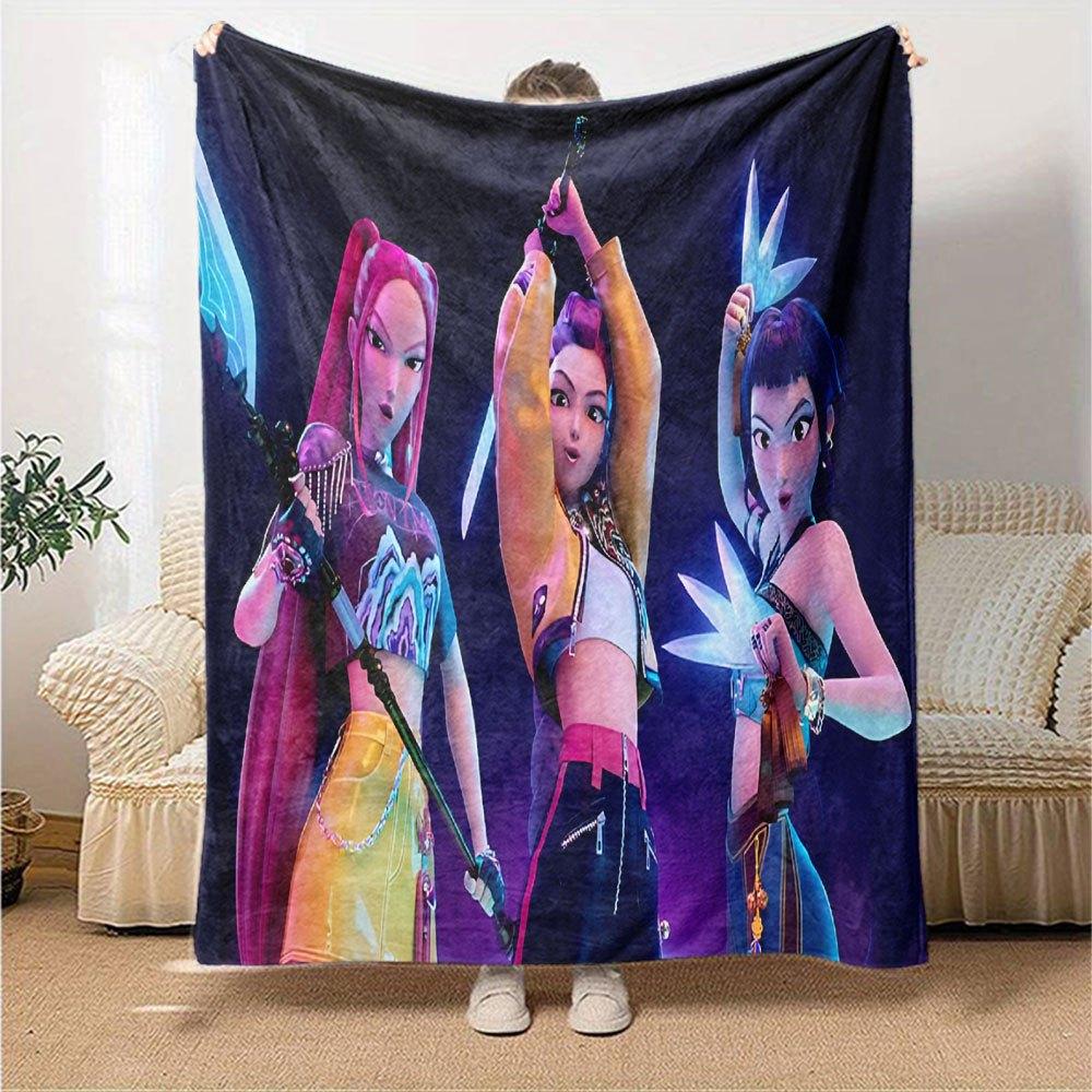 1pc hunter x (15) Blanket Soft Warm Throw for Home, Office, Travel All Season Cozy Bedding Gift, Office Cozy AccessoryB1