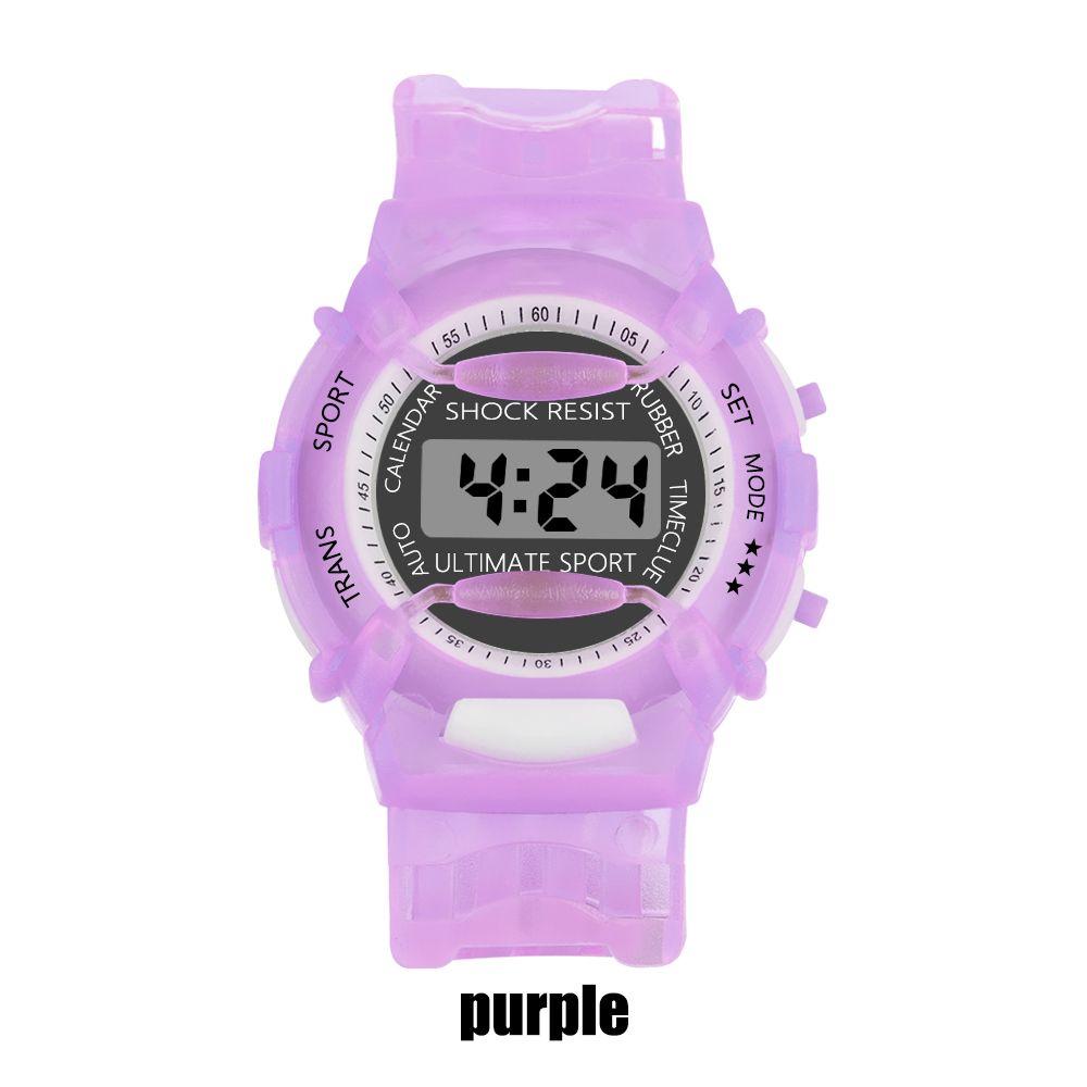 Kids Child Cartoon Children Digital Watches Electronic Meter LCD Wristwatch Candy Wrist Watch