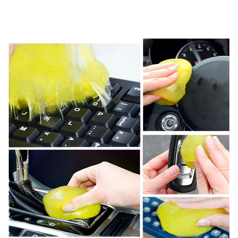 Автомобильный гель для очистки пыли, инструменты для детализации автомобиля, принадлежности для чистки автомобиля, универсальный гель-очиститель 200 г для клавиатуры салона автомобиля