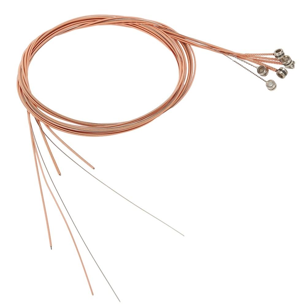 Бронзовые или Медные Струны для Акустической Гитары для Яркого и Теплого Тона