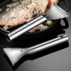 304 Stainless Steel Thickened Round Handle Fish Scaler, Serrated Fish Scaling Tool For Home Kitchen