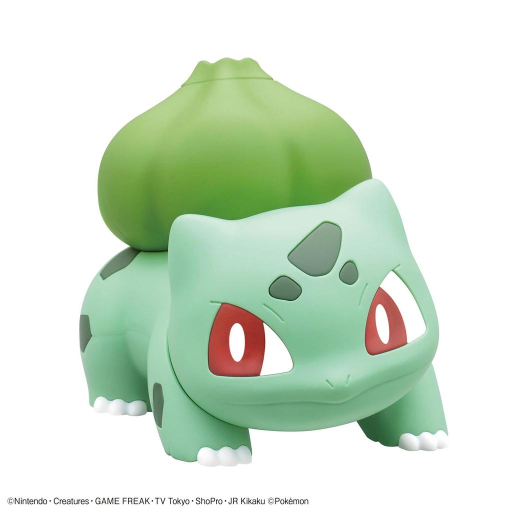BANDAI SPIRITS Pokemon Plastic Model Collection Quick Charmander Bulbasaur Squirtle Set Plastic Model 11+13+17 & & Color-coded