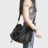 Retro Motorcycle Bag, Large-capacity Handbag, Tote Bag, Women's Single-shoulder Crossbody Bag