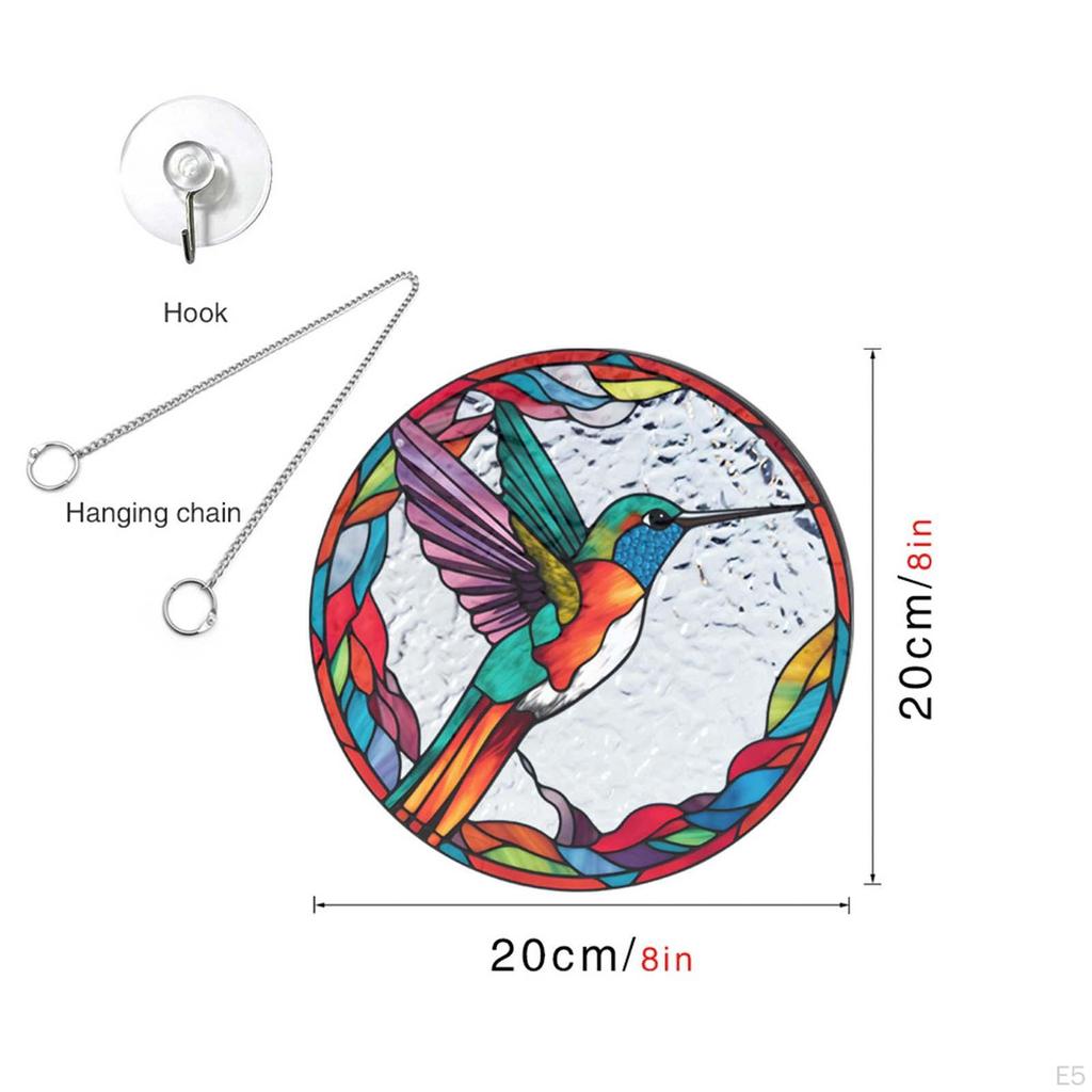 Beautiful Glass Bird Wall Decor for Home and Garden