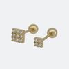 Youngglow 14k Cubic Square Piercing (2size)