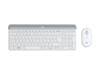 Clavier et souris sans fil - LOGITECH - MK470 - Blanc - 1 To - 8 Go