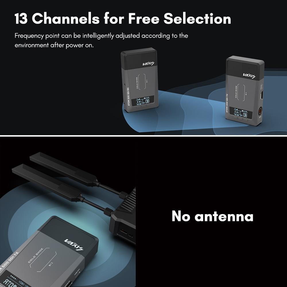 VAXIS ATOM 500 SDI версия 1080P HDMI Беспроводная система передачи изображения и видео Передатчик Приемник
