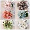 Artificial Flower Hydrangea Fake Flowers Family Party Birthday Valentine Hydrangea Wedding Decor Table Decoration for Wedding