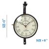 Handicraft Double Side Clock Victoria Station Wall Clock for Home Decor 6 OR 8 Inch Dial
