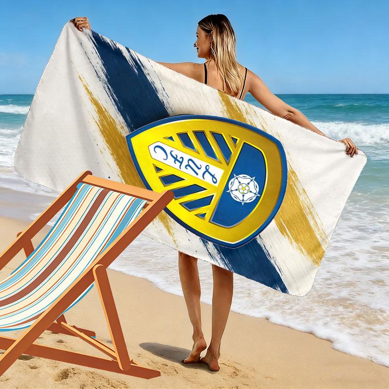 LUFC poster Beach Towel, Large Soft Quick Dry Towel for Beach Camping Swimming