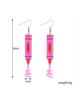Acrylic New Crayon Earrings Cute, Funny, Personalized, Fashionable Printed Earrings