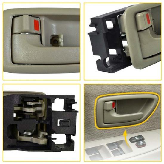 For Sequoia Tundra 01-07 04-06 Ide Crew Cab Handle 69206-0C030-E1 Door Driver