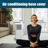 AC Hose Cover Wrap AC Hose Duct Vent Cover Waterproof Sleeve with 3 Buckle Straps for Exhaust Vent Protection Ductwork