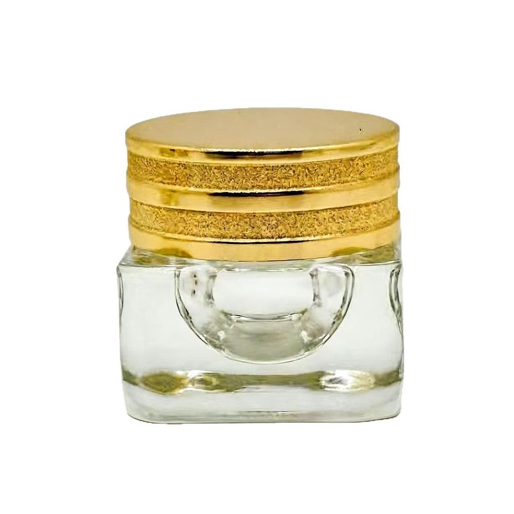 Estee Lauder 15g Transparent Eye Cream Bottle & 30g Square Thick Bottom Face Cream Bottle - New Style.
