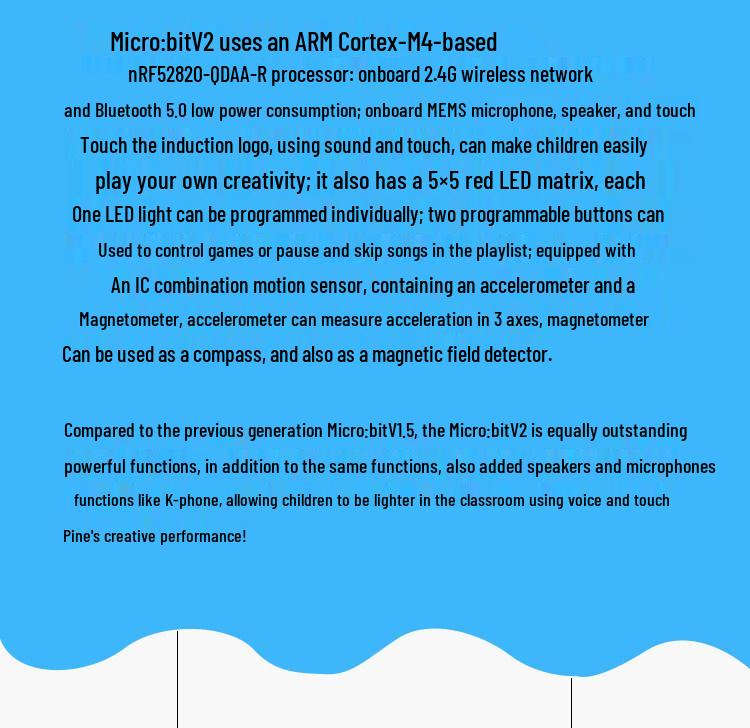Official BBC micro:bit V2 Motherboard with Speaker & Microphone