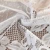 Lace Edge Chasing Short Curtain Through Rod Window Screen Half Blackout Warp Knitted Curtain Kitchen Curtain Half Curtain