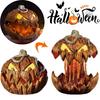 Halloween Voice Controlled Rising Pumpkin Head Home Decor Outdoor Garden New Horror Ghost Ornament for Spooky Party