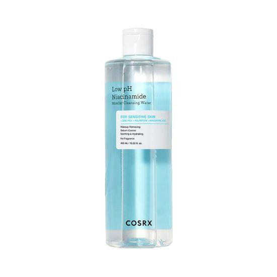COSRX Mildly Acidic Sensitive Skin Moisturizing Cleansing Water 400ml Double Pack (+Foam Container)