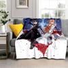 Anime SAO Sword Art Online Printed Oversized Manta Sofa Bed Cover Soft and Hairy Blanket Plaid Soft Warm Flannel Throw Blankets