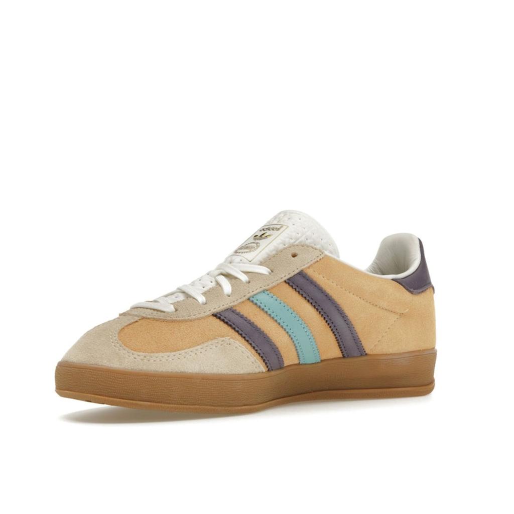 Adidas Gazelle Indoor Glow Orange Shadow Фиолетовые кроссовки унисекс Off-White IG1636