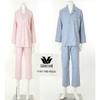 Wacoal 100 Cotton Couple Pajama Set Melange Color Wpa2519w Wpa2519m