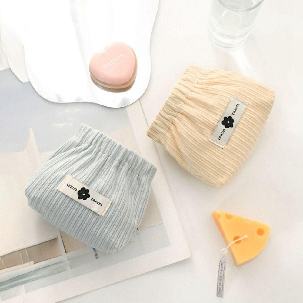 Flower Lipstick Storage Bag Makeup Bag Leaf Spring Bag Mini Cosmetic Bag  Change Storage